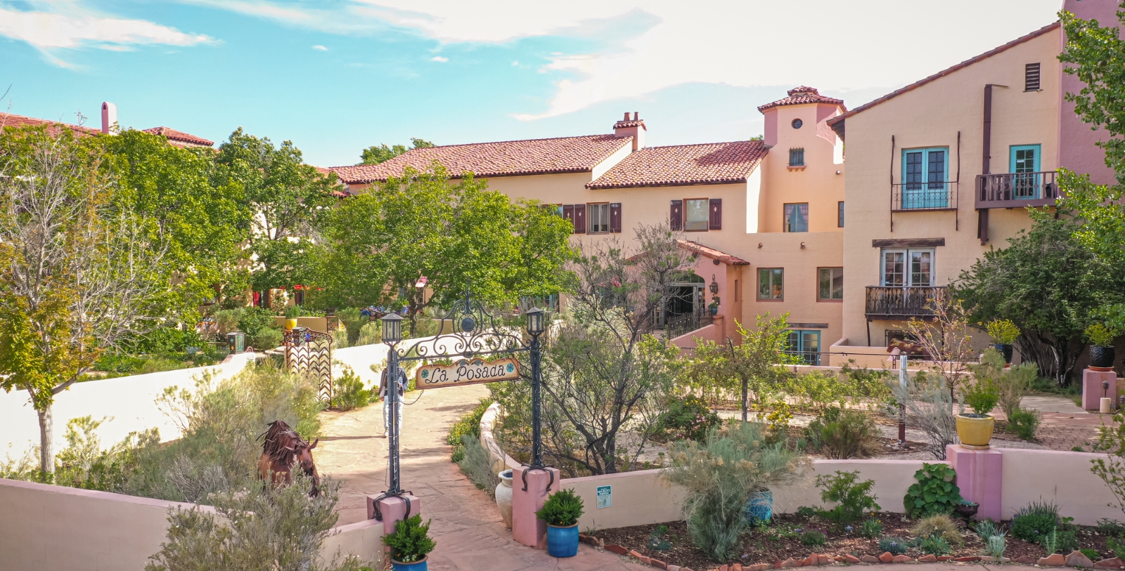 Image of Hotel Exterior of La Posada, 1930, a Member of Historic Hotels of America in Winslow, Arizona.