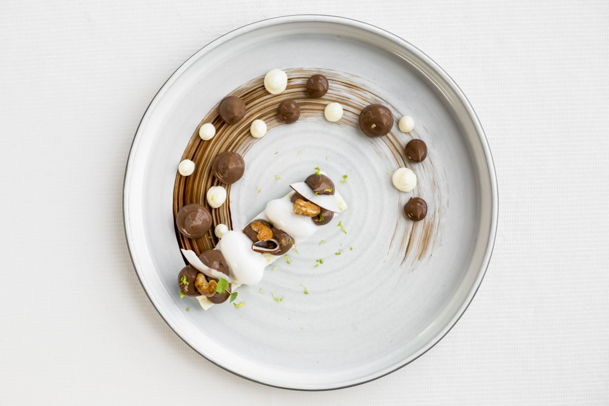 a plate of food on a table