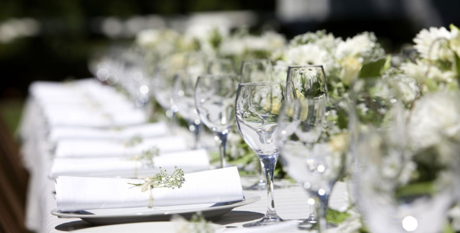 a table set for a dinner party