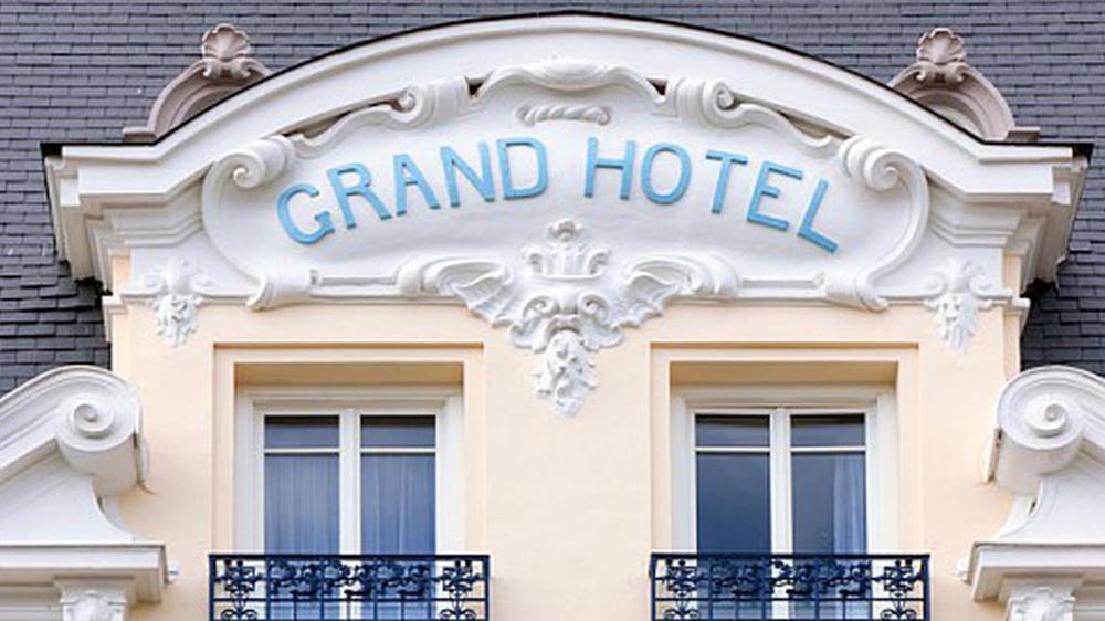 a building with a sign on it