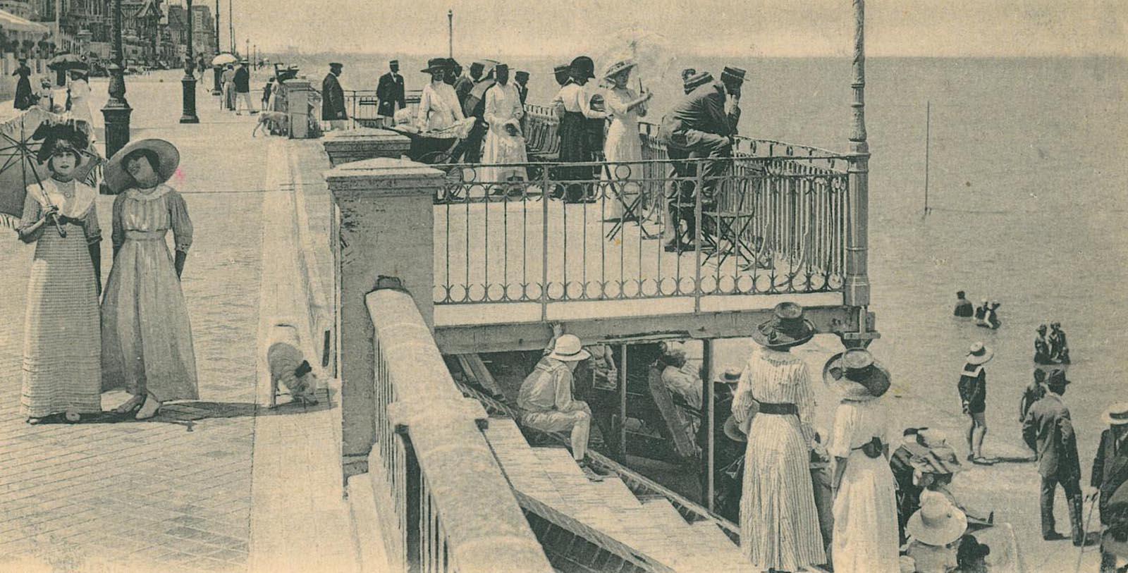 a group of people on a balcony
