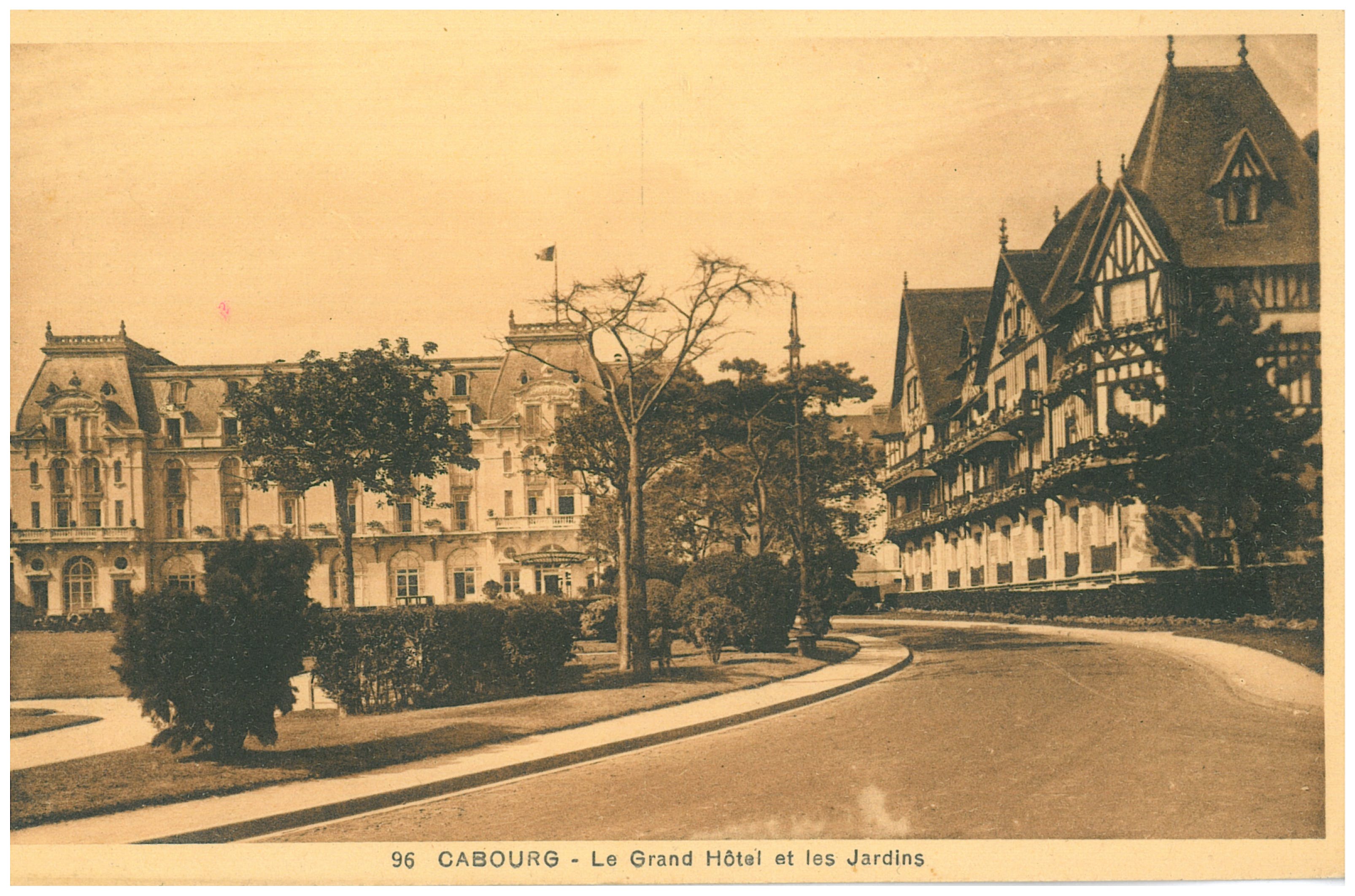 a street with trees and buildings