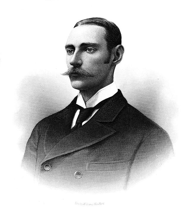 a man with a mustache
