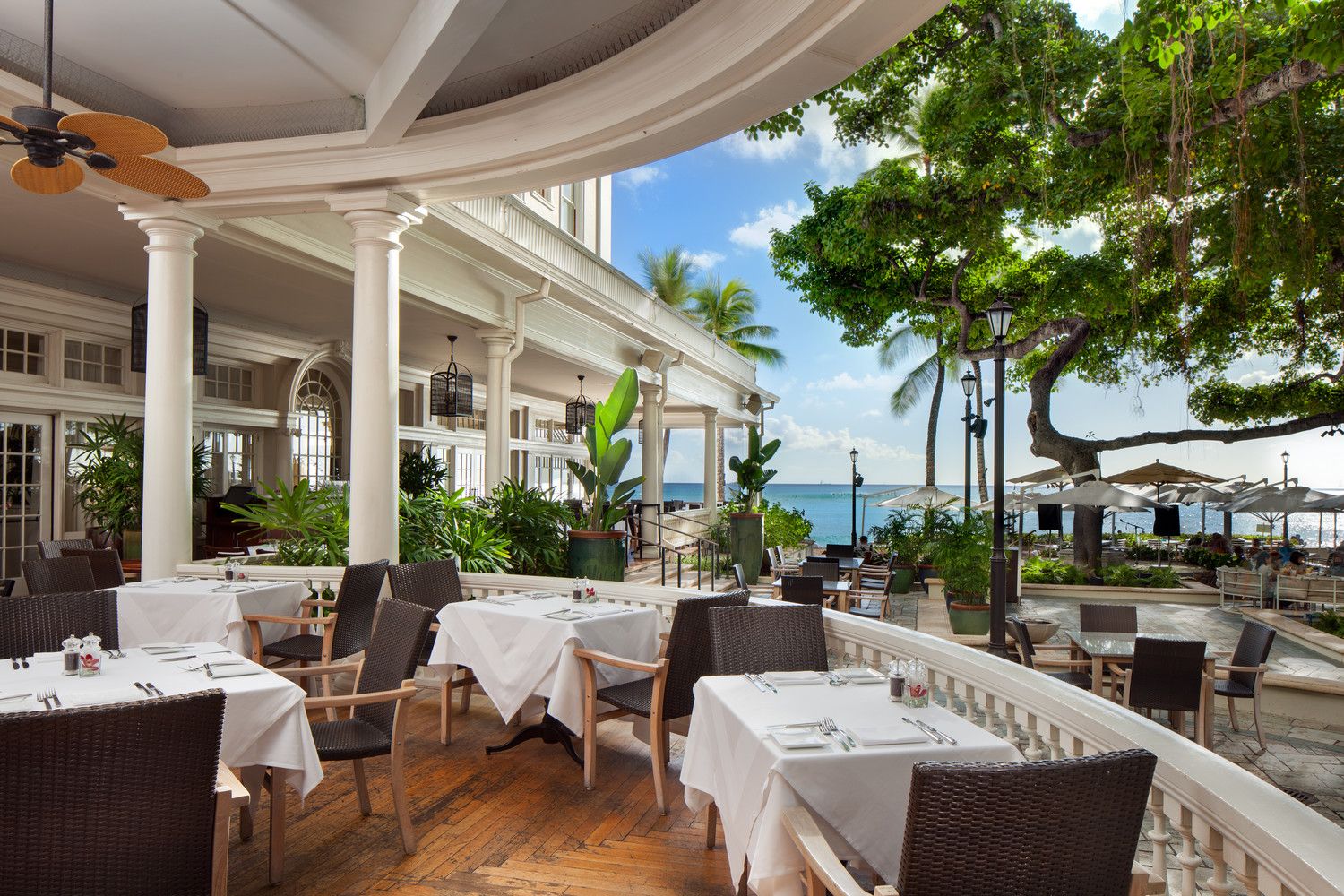 a restaurant with tables and chairs