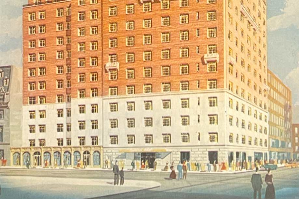 a large building with many windows