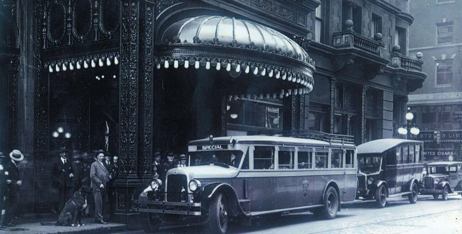 a bus parked on the street