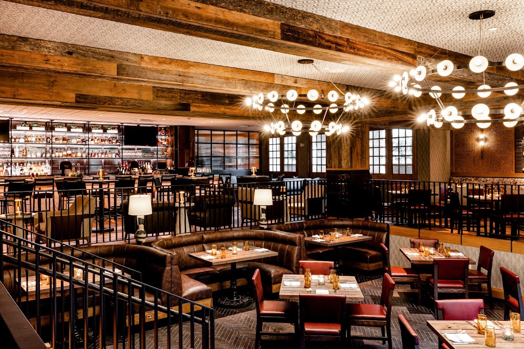 a restaurant with tables and chairs