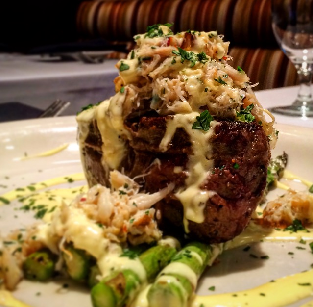 a plate of food on a table