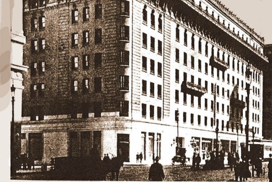 a building with many windows