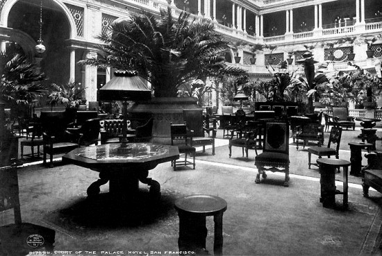 a room with tables and chairs