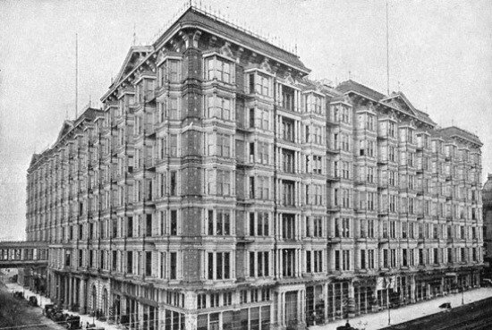 a large building with many windows