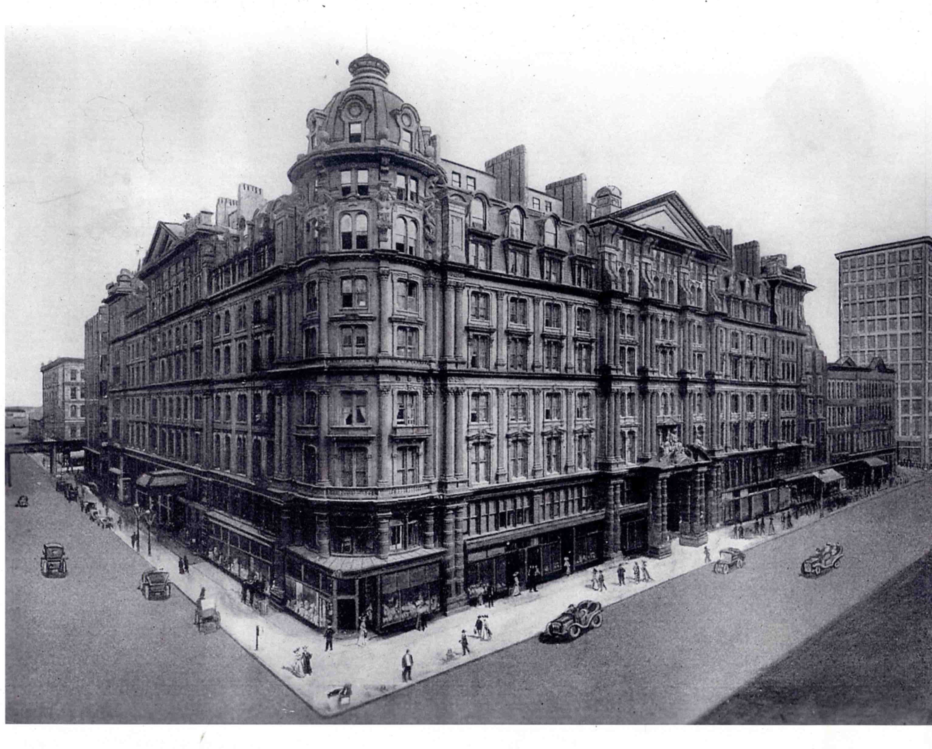 a large building with many windows