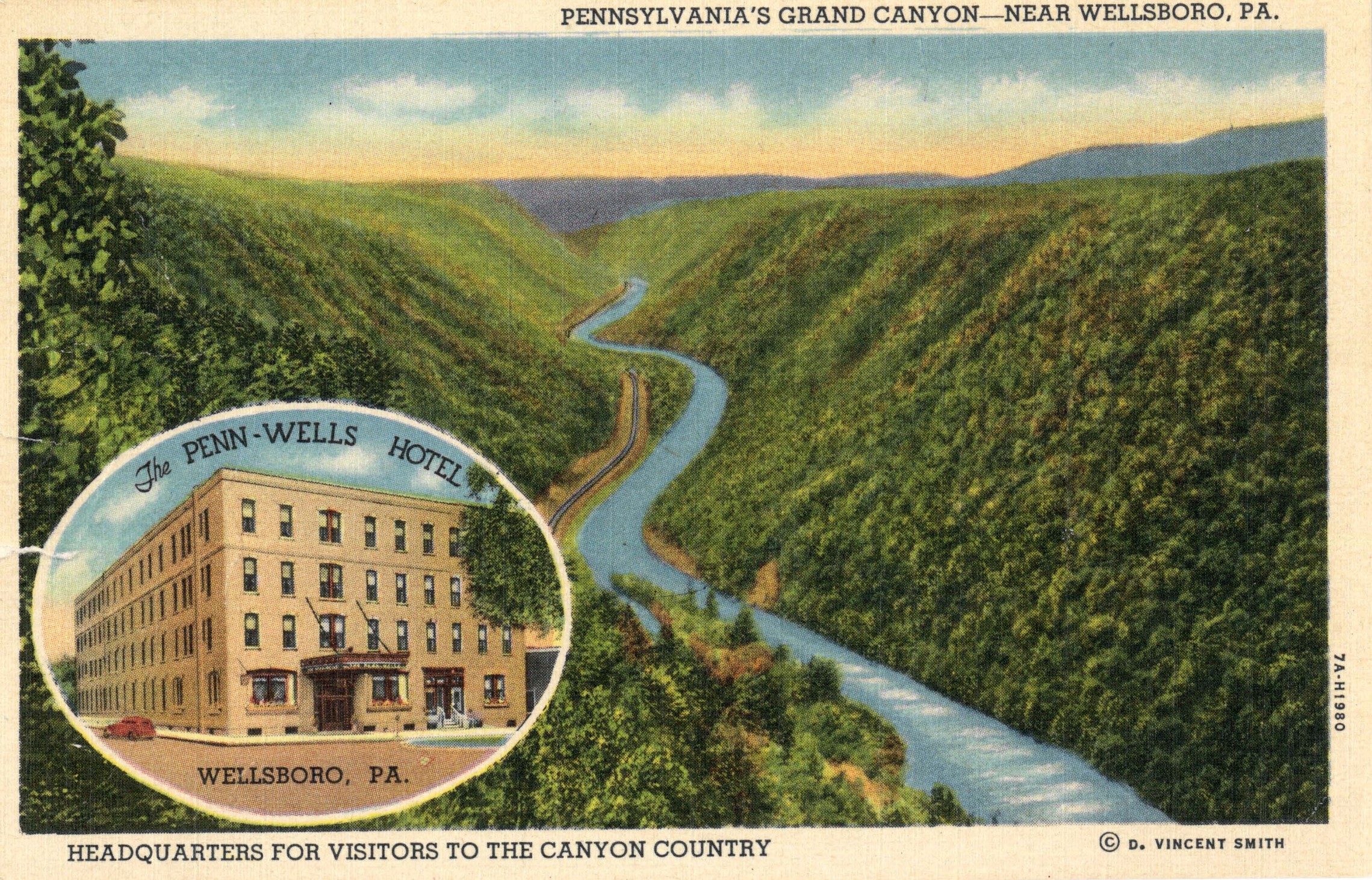 a river running through a valley