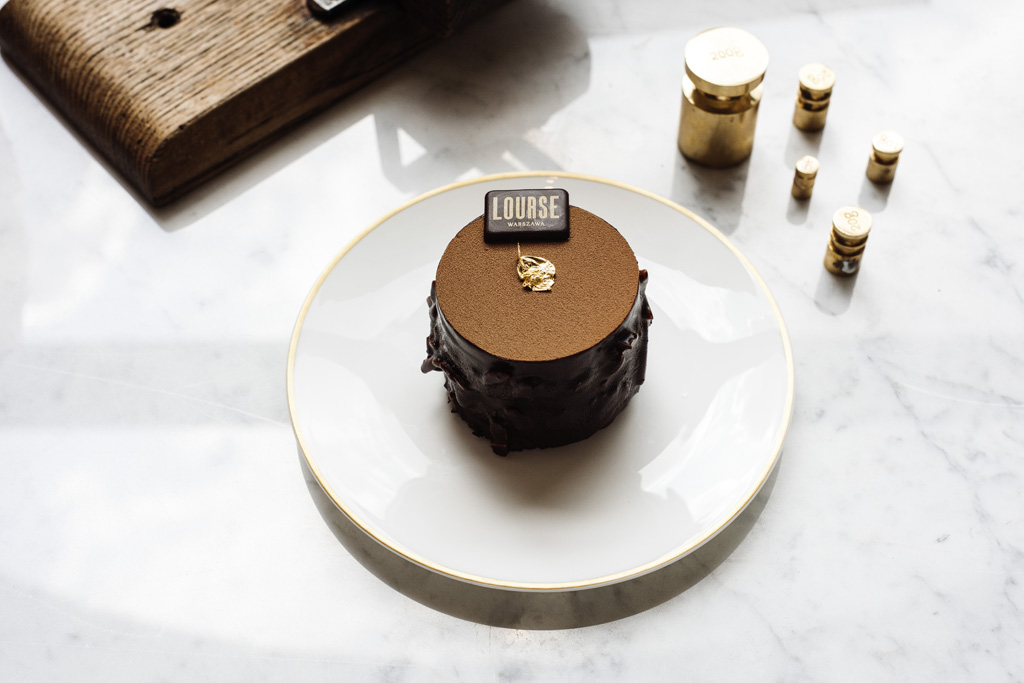 a chocolate cake on a plate