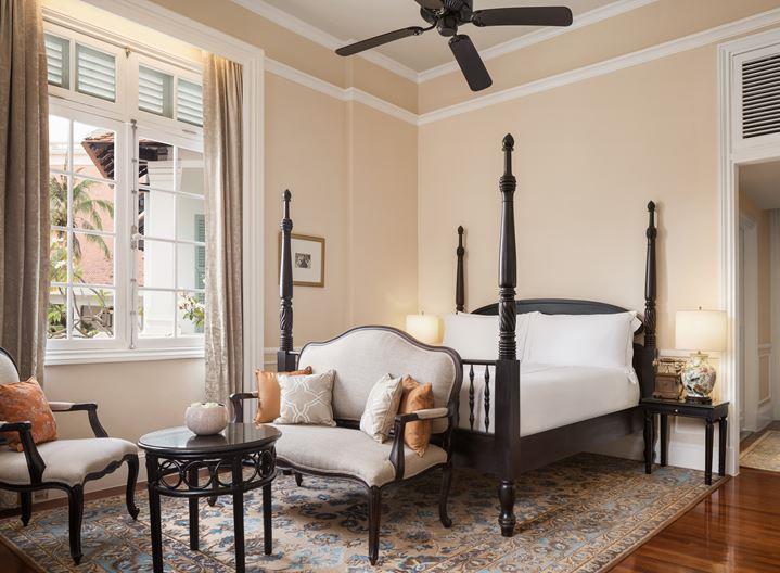a room with a bed and a couch
