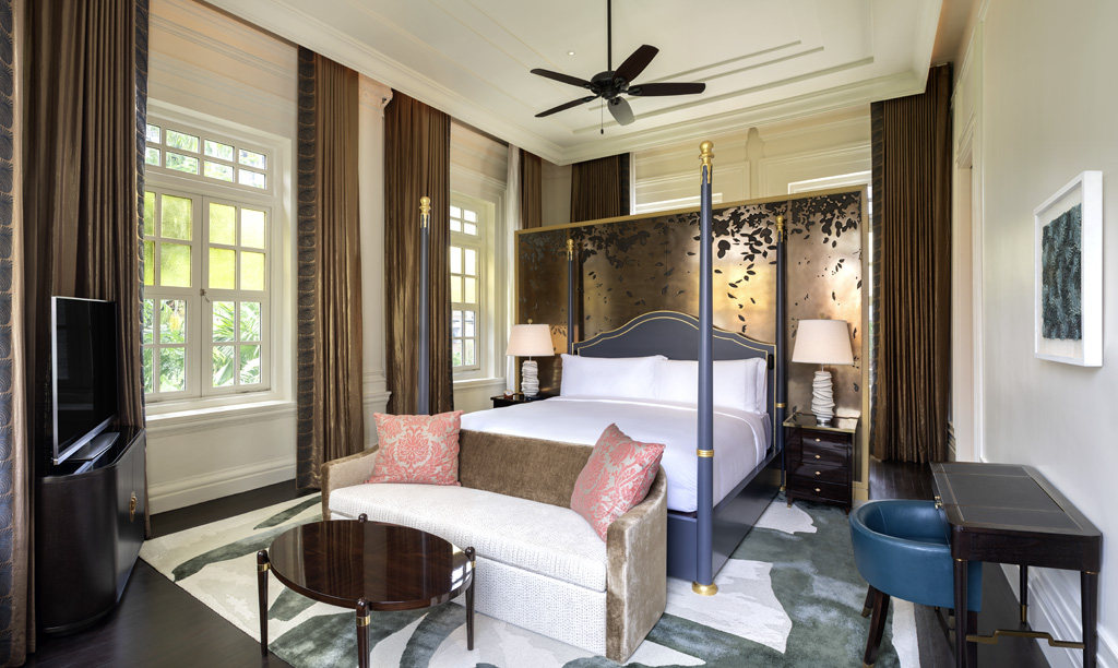 a room with a bed and a couch