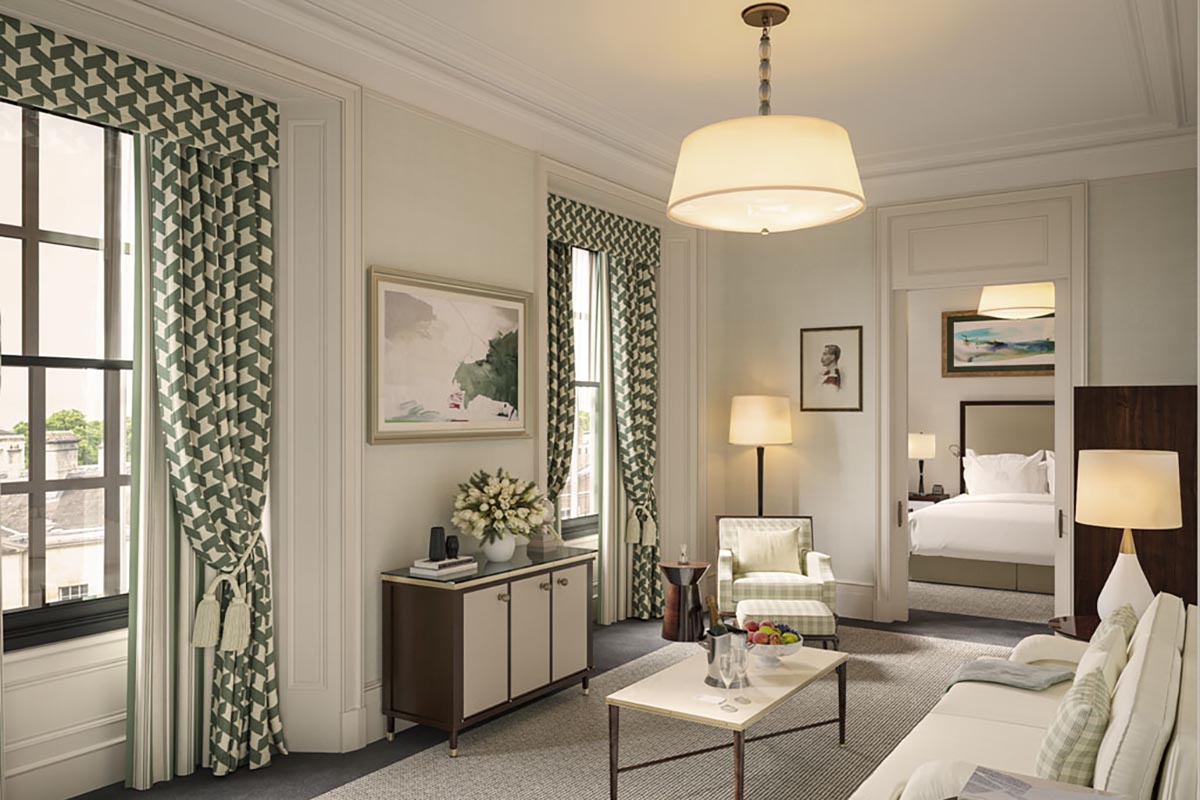 a room with a bed and a couch