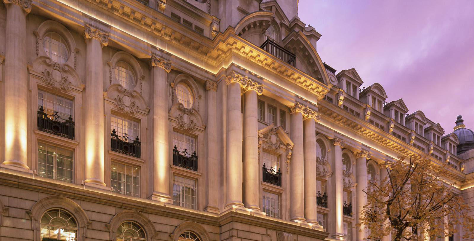 a building with many windows