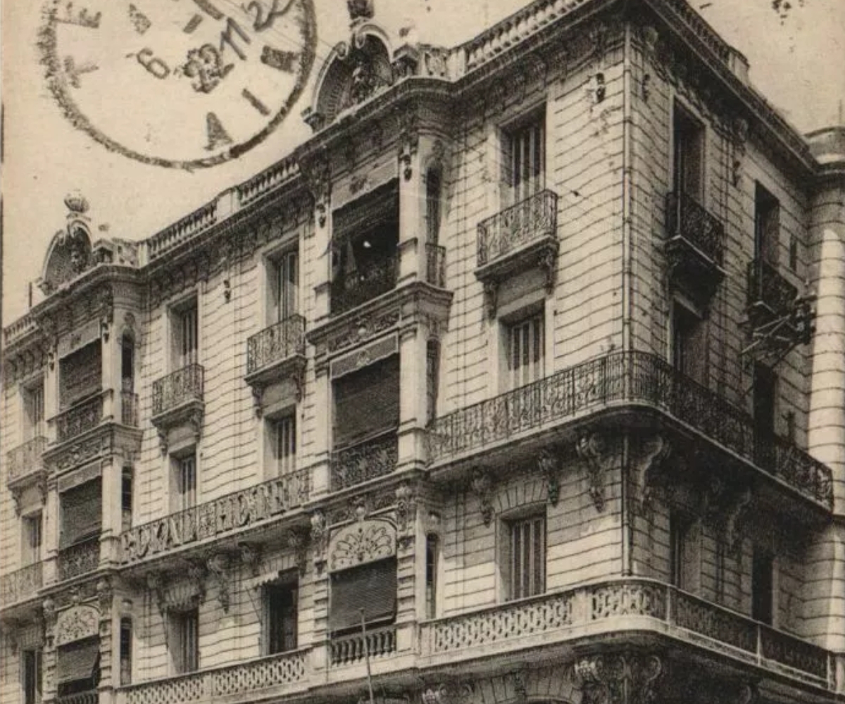 a building with a clock above it