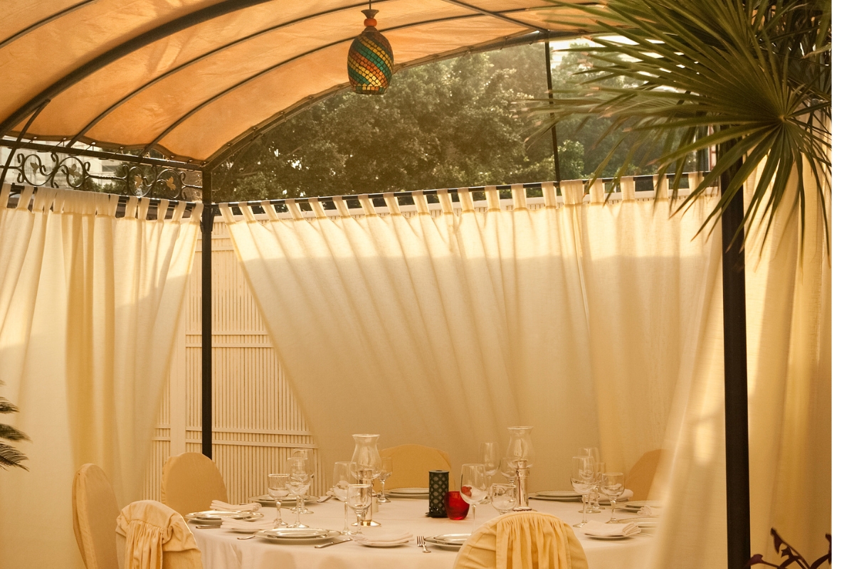 a table set for a dinner party