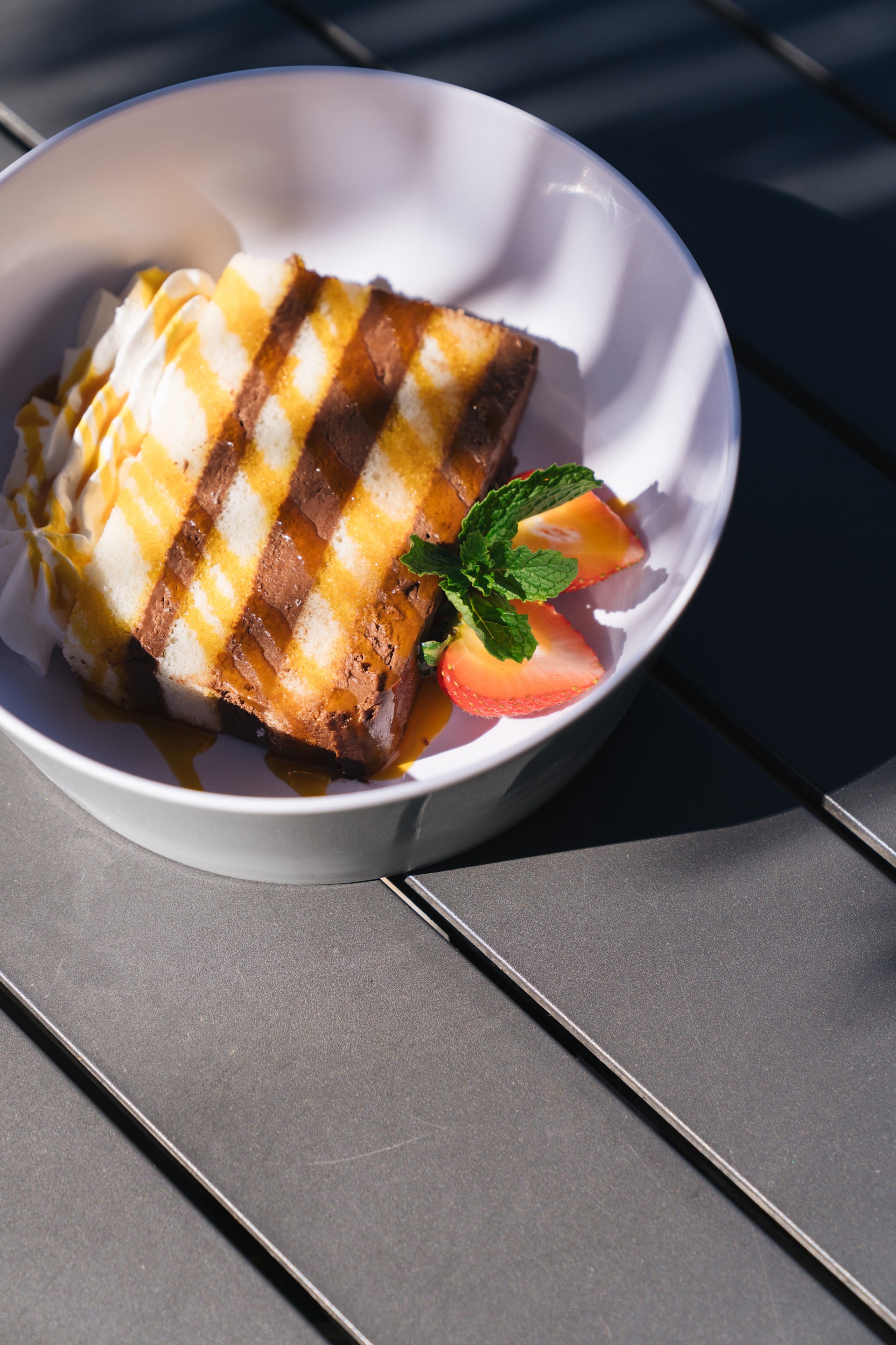 a dessert in a bowl