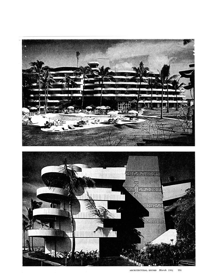 a building with balconies and a pool