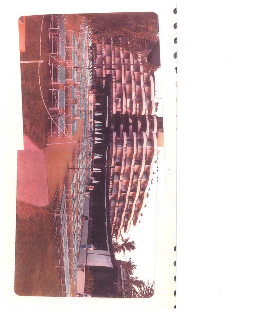 a large building with many chairs