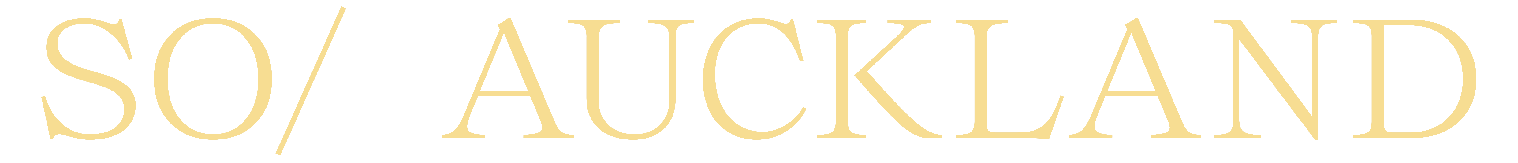 SO/ Auckland Logo