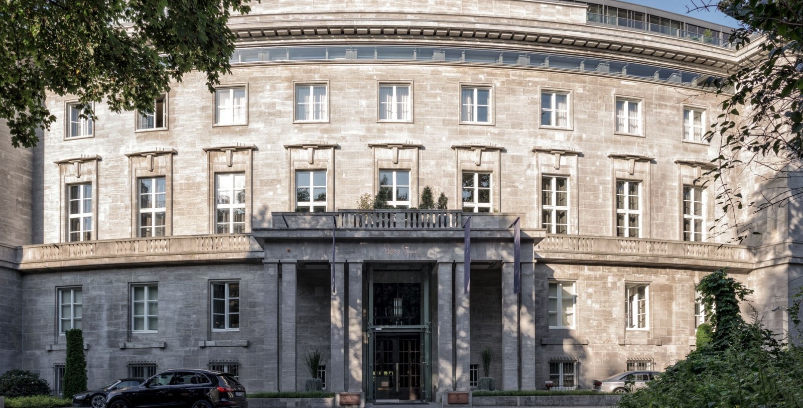 a building with a round roof