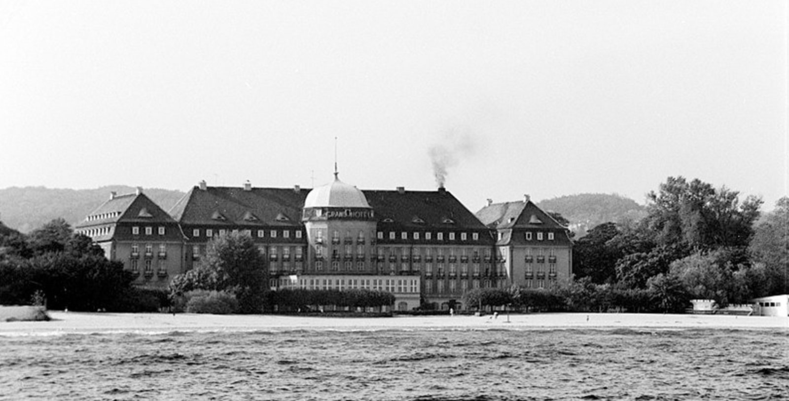 a large building with a dome roof