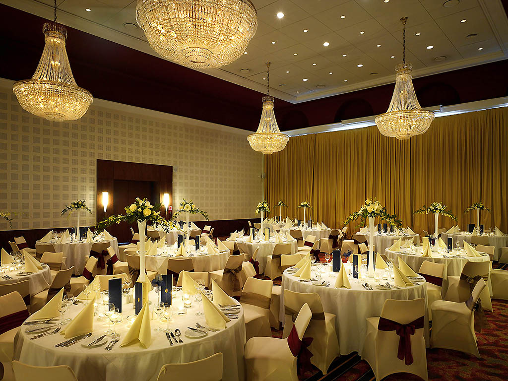 a room with tables and chairs