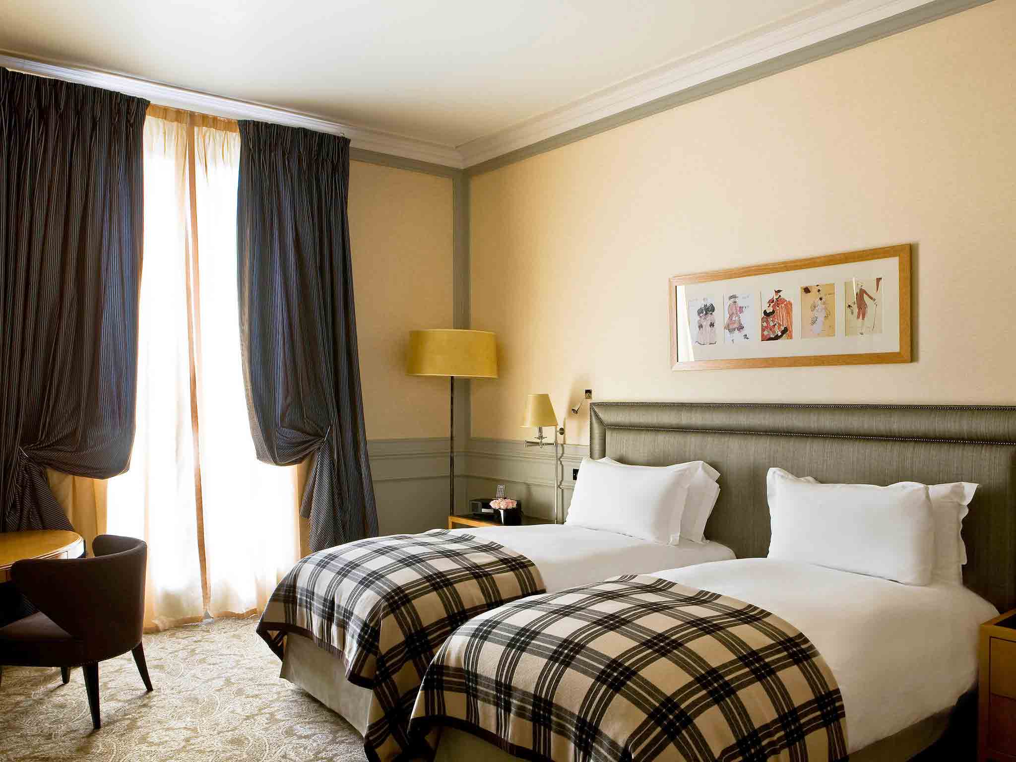 a room with two beds