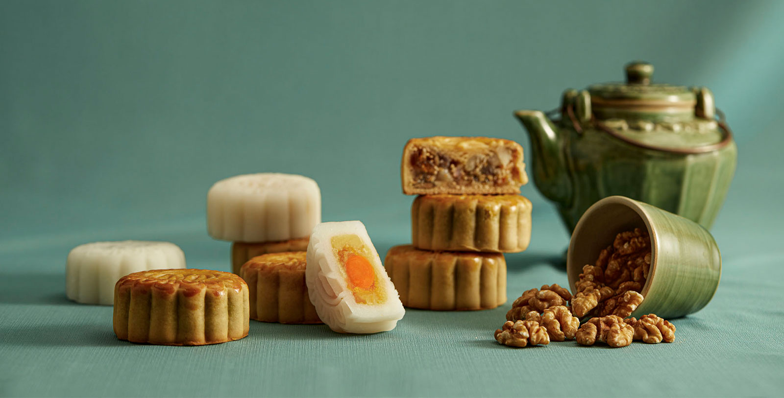 a group of food on a table