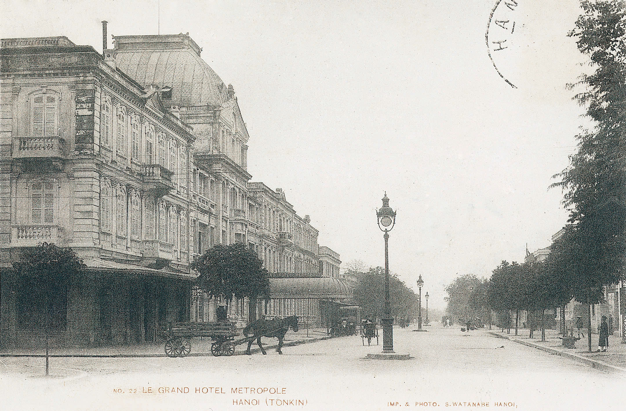 a horse drawn carriage on a street