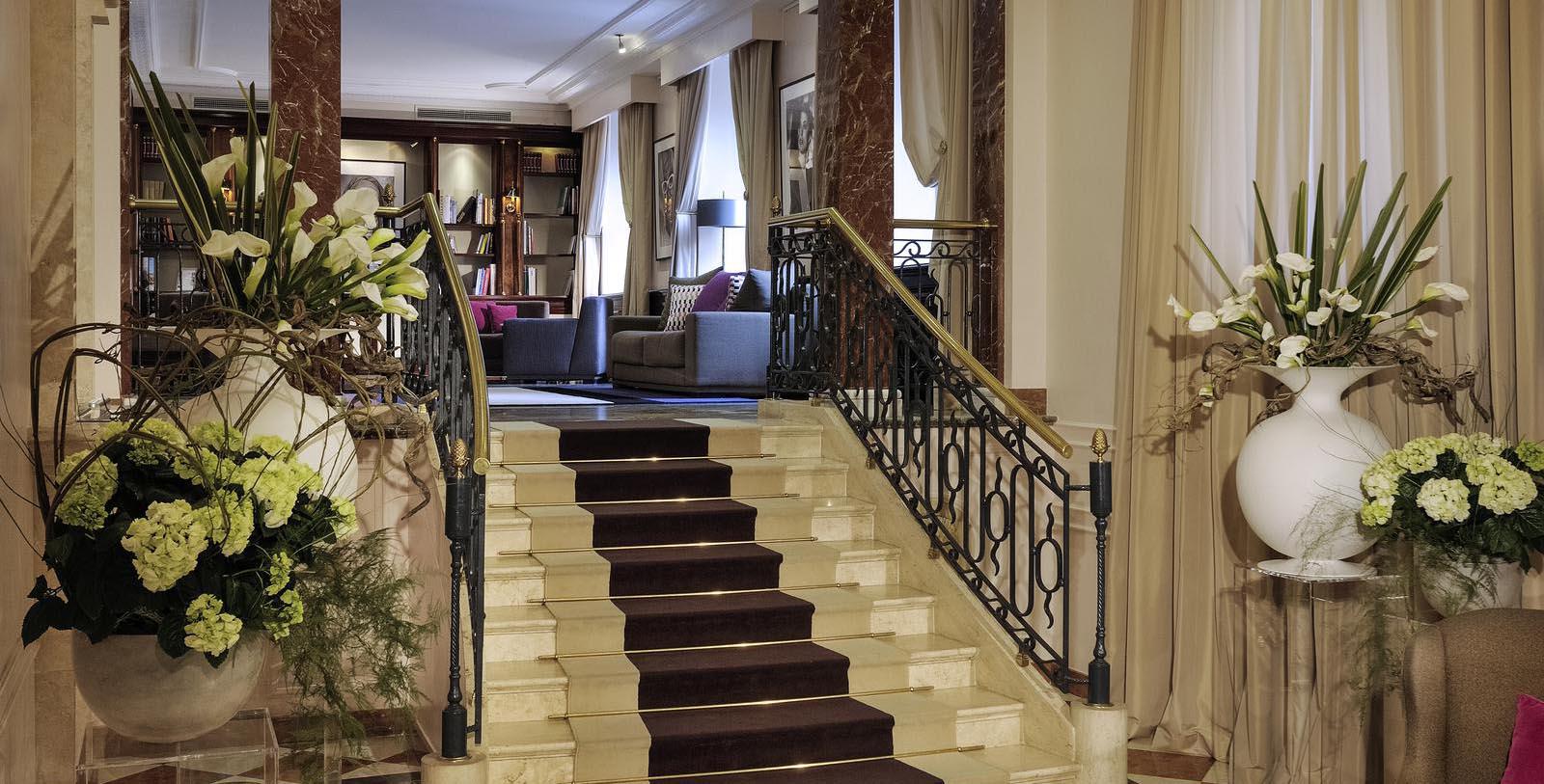 a staircase in a house