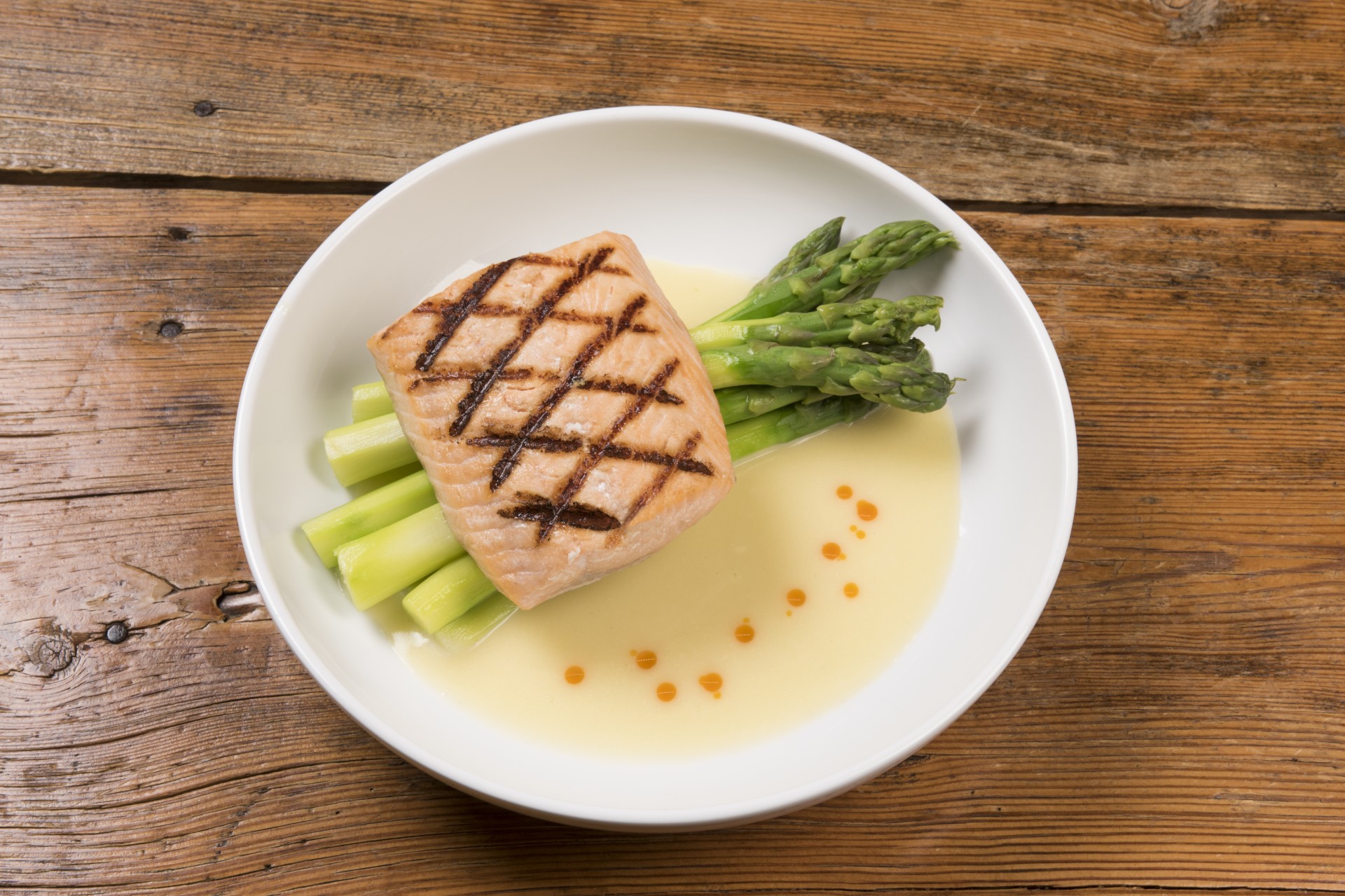 a plate of food on a table