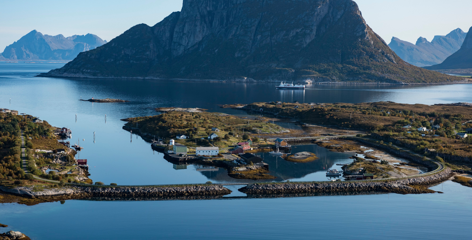 a small island in the water