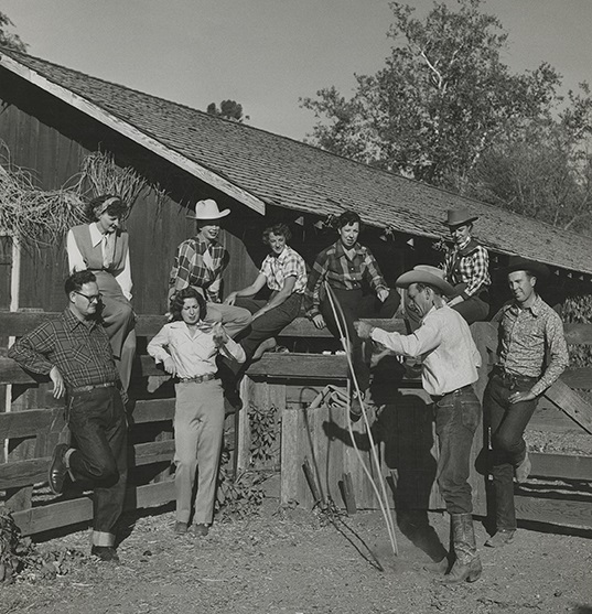 a group of people posing for a photo