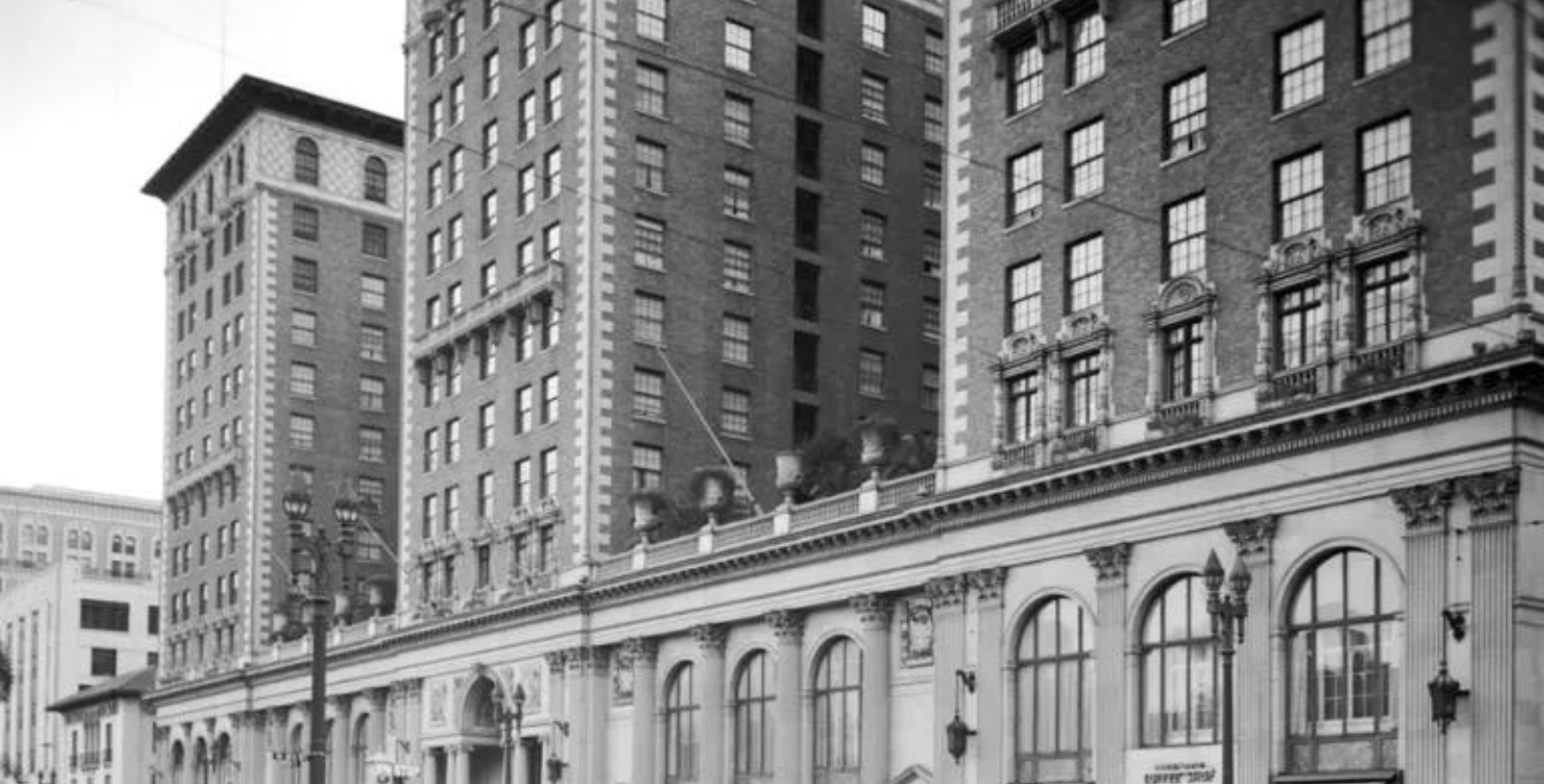 a building with many windows