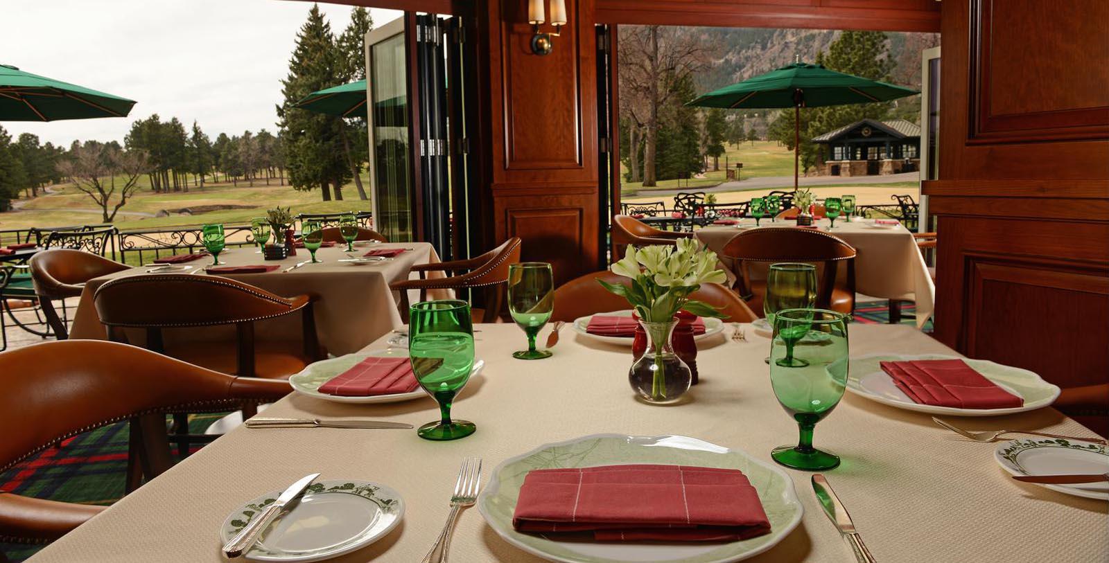 a table set for a dinner party