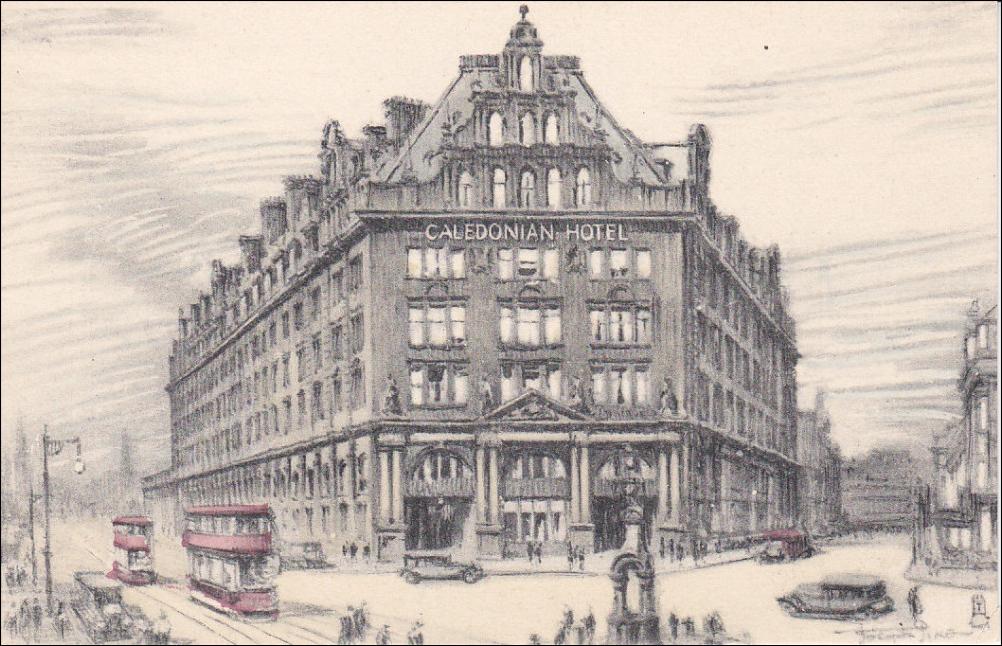 a drawing of a hotel