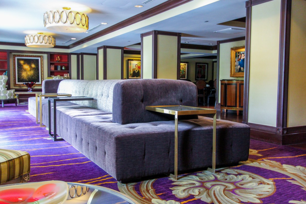 a couch in a room