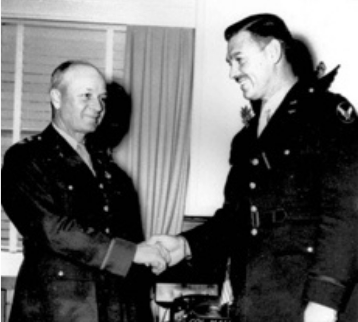 a man shaking hands with another man