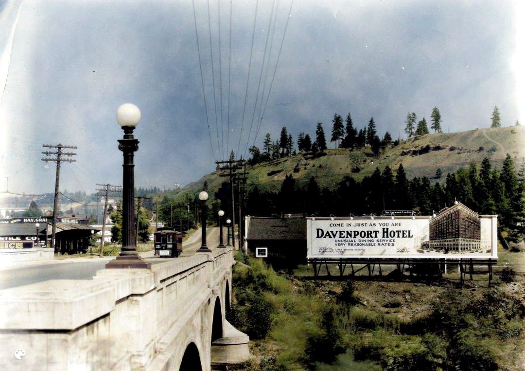 a bridge over a river