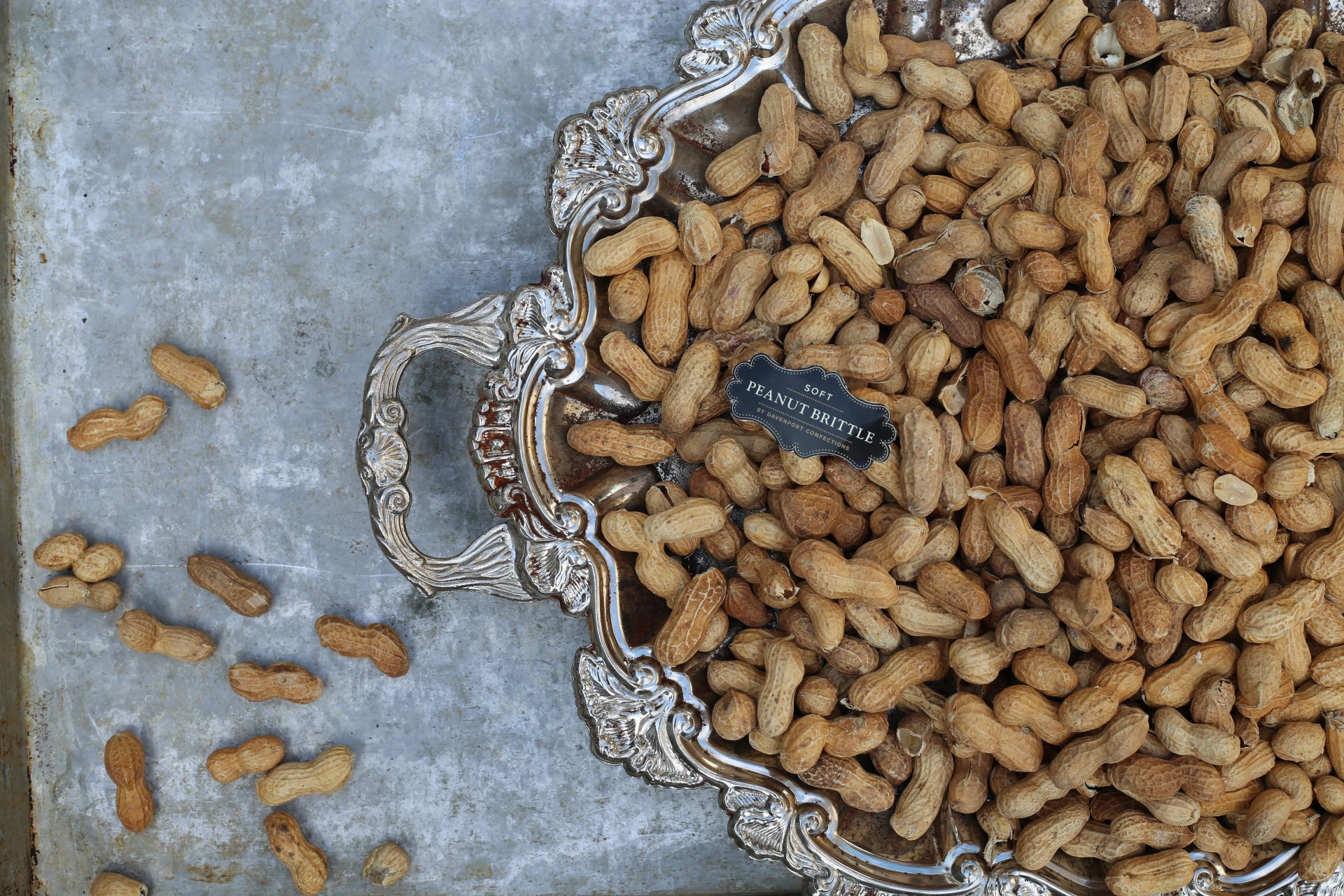 a bowl of peanuts