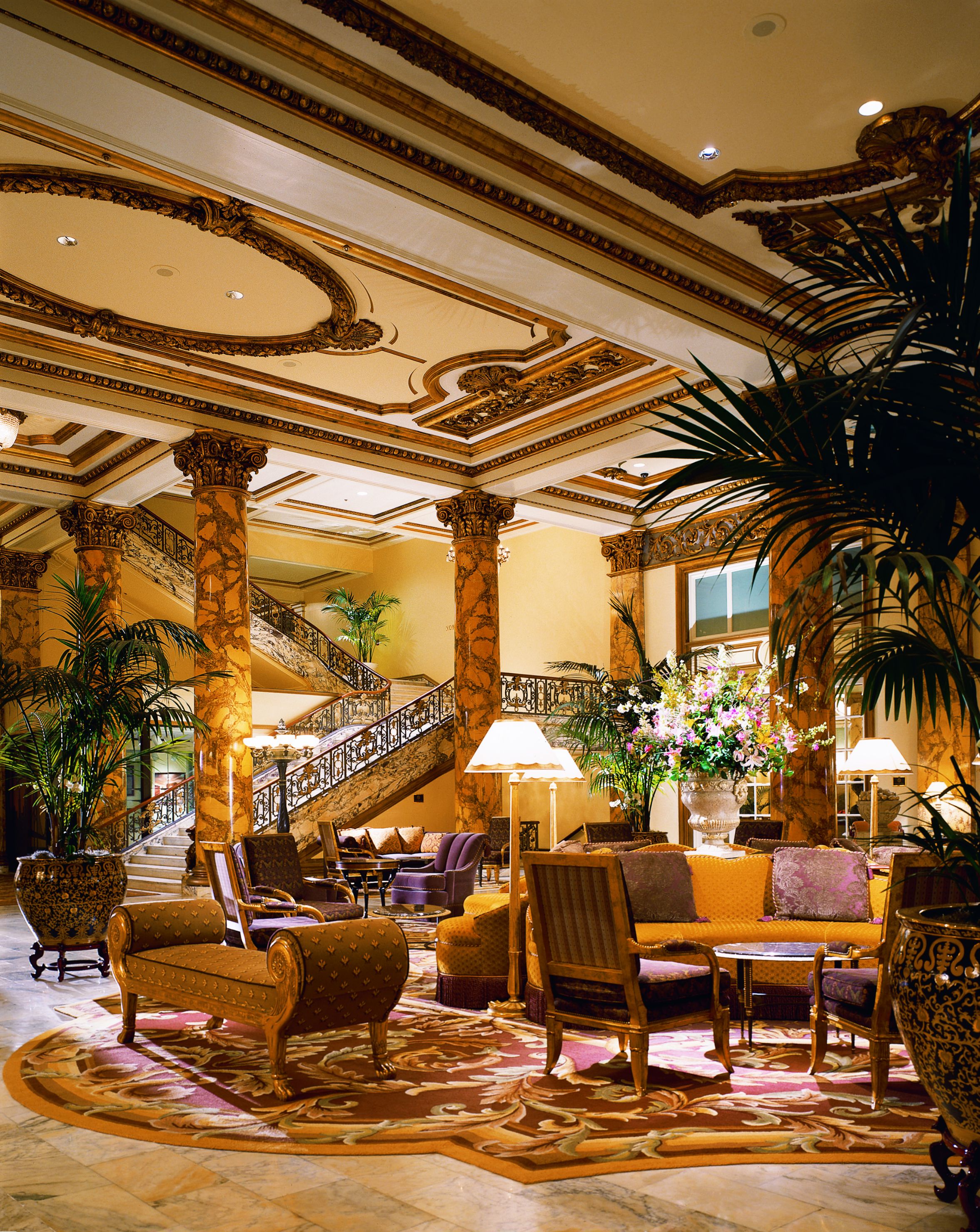 image of hotel lobby the fairmont hotel san francisco in san francisco california 1_high
