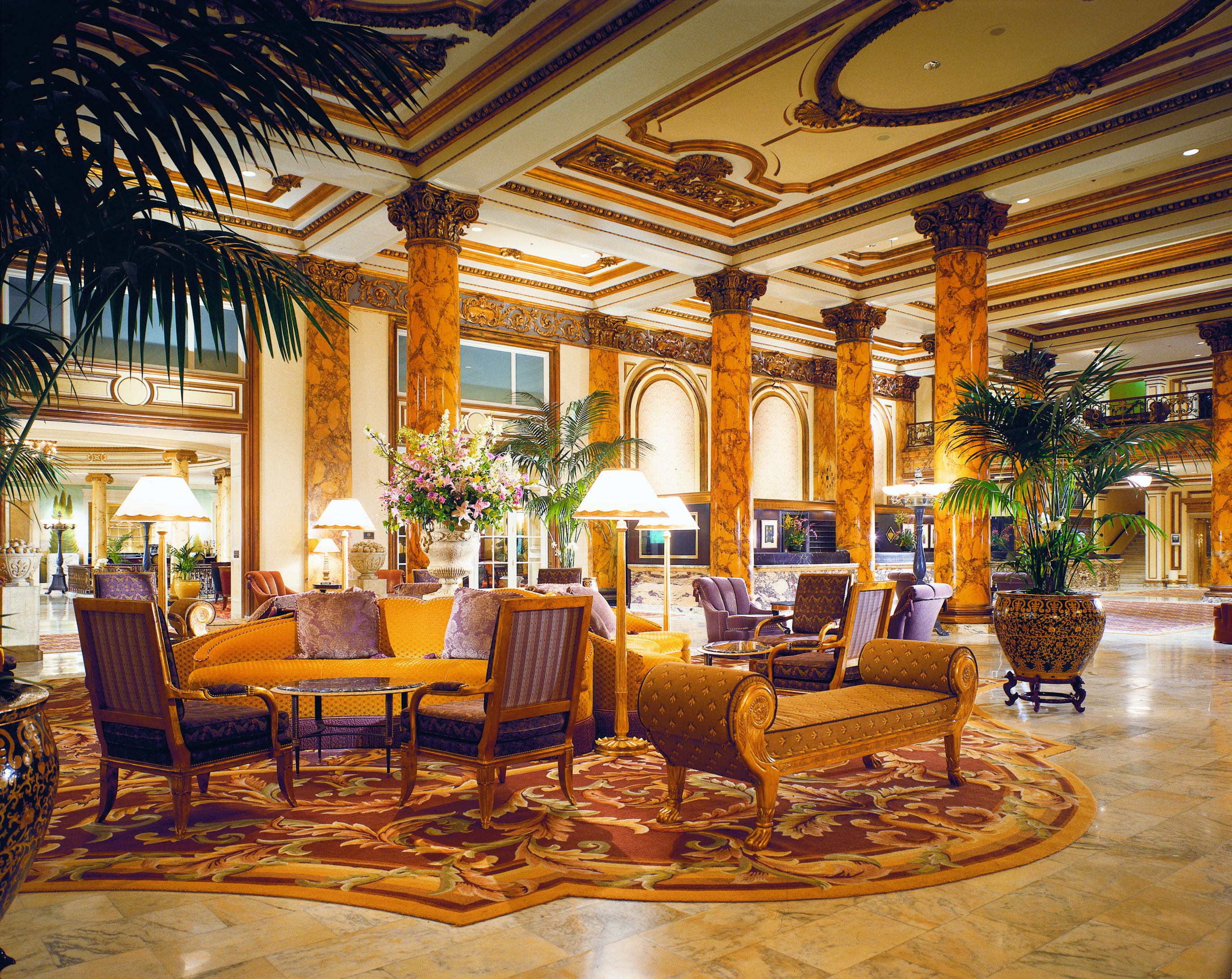 image of hotel lobby the fairmont hotel san francisco in san francisco california_high