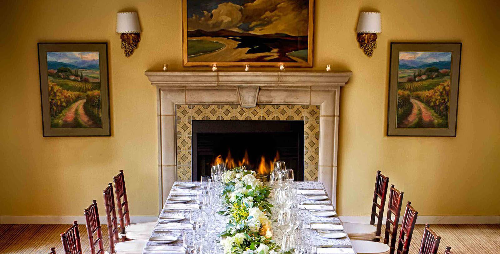 a table set for a dinner party