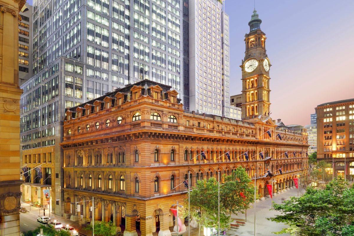 a building with a clock tower