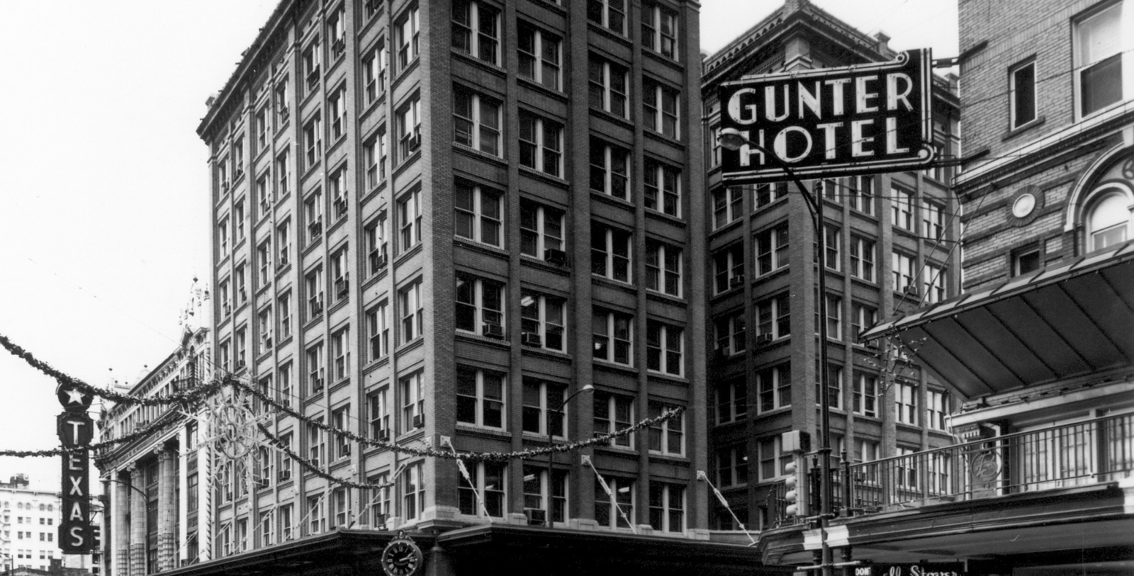 a building with a sign